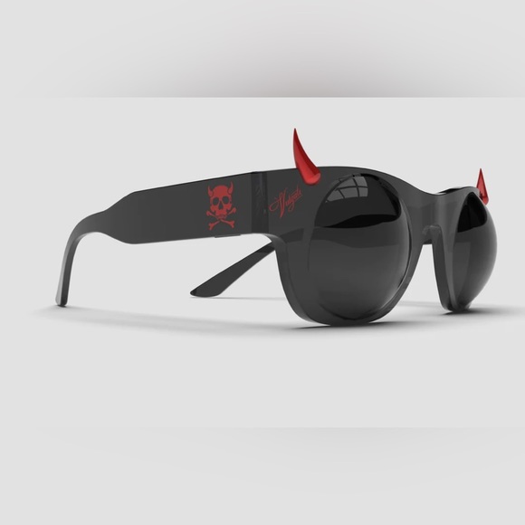 Vulgati Other - Vulgati “Beast” sunglasses . Black frames with red horns
